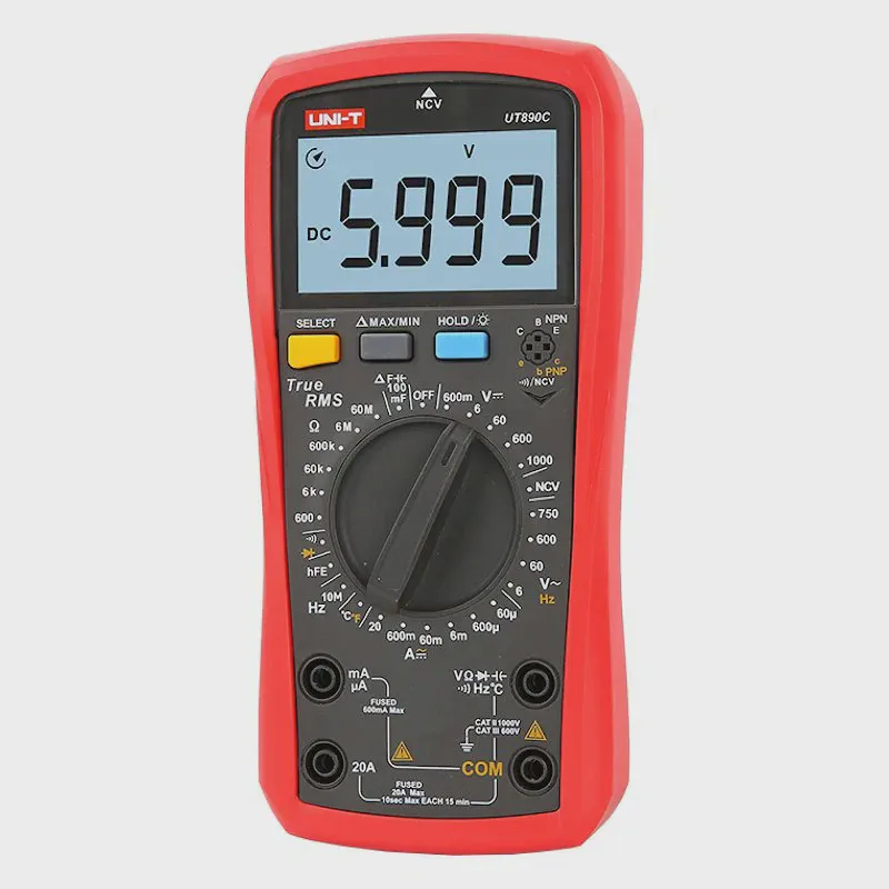 UNI-T UT890C цифровой универсальный мультиметр-0